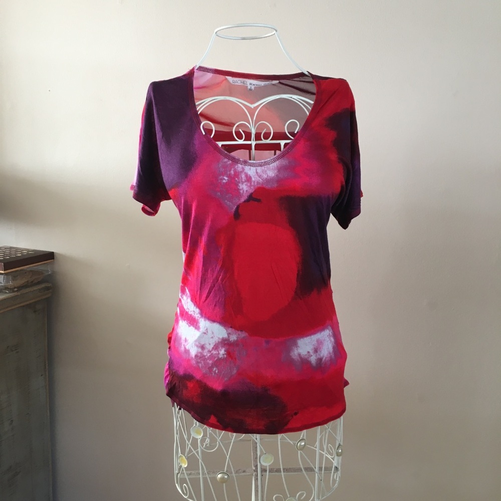 Rachel Roy Tie Dye mix media tee!